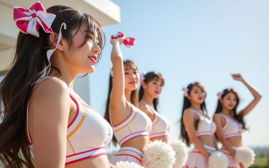 Korean Cheerleader Beauty
