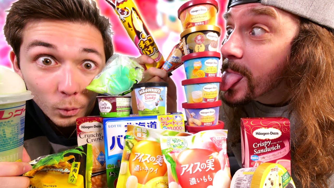 GLACES INSOLITES DU JAPON ! (Goût Mochi-Sakura)