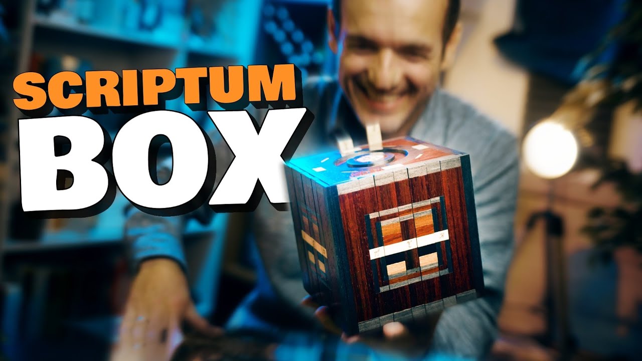 J’ouvre la boîte casse-tête SCRIPTUM CUBE (version Deluxe !)