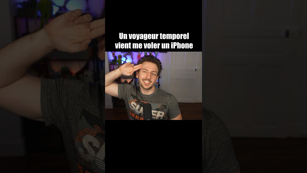 Un voyageur temporel me vole mon iPhone