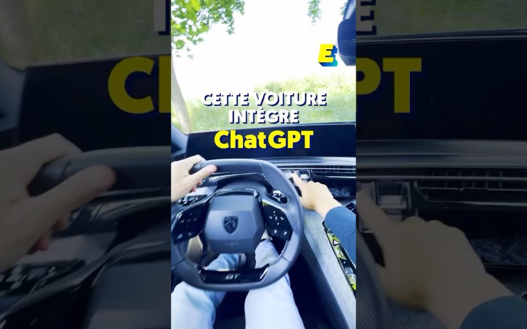 Cette voiture intègre ChatGPT. #shorts