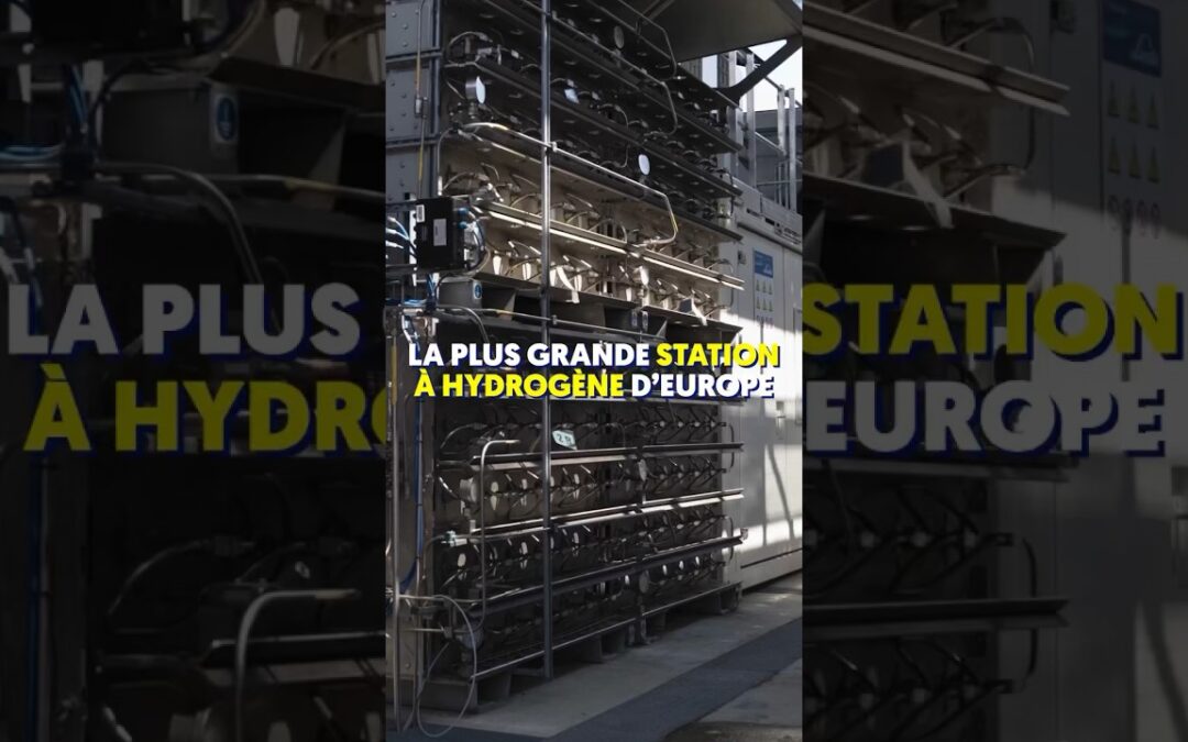 La plus grande station de recharge à l’hydrogène d’Europe. #shorts