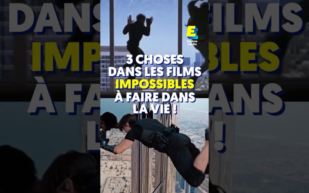 3 choses dans les films impossibles à faire dans la vie ! #shorts