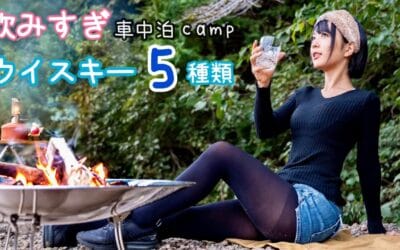 【泥酔】ウイスキーがあれば 夜勤明けでも笑顔全開でキャンプできる【車中泊】