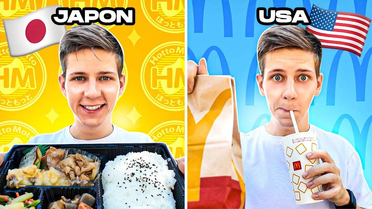 Malo Halna – Fast-Food JAPONAIS vs AMÉRICAIN 🍟