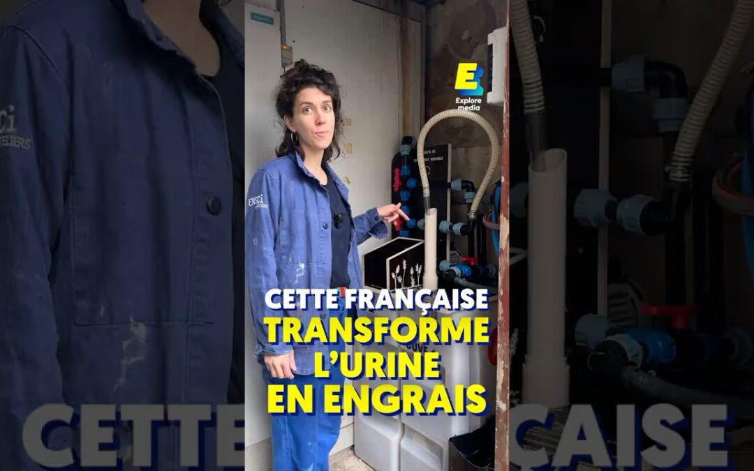 Cette Française transforme l’urine en engrais ! #shorts