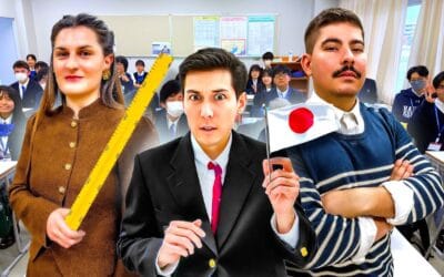 Louis-San J’emmène des profs français 🇫🇷 découvrir un lycée au Japon 🇯🇵