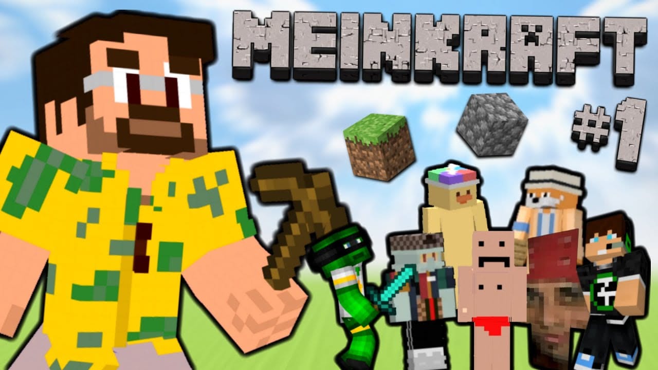 MINECRAFT #1 ft. Zerator, Antoine Daniel, Baghera, Mynthos, AngleDroit, Horty & Etoiles !