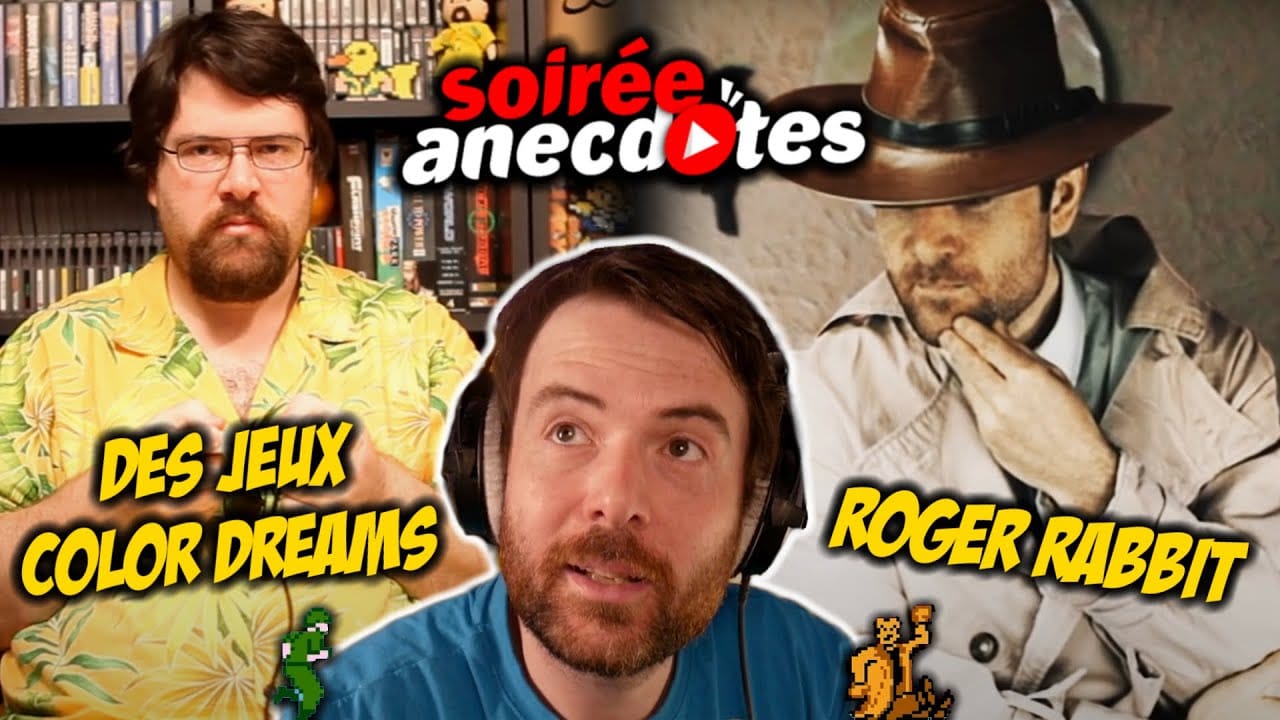 Soirée anecdotes – Best-of #57 (Des jeux Color Dreams – Roger Rabbit)