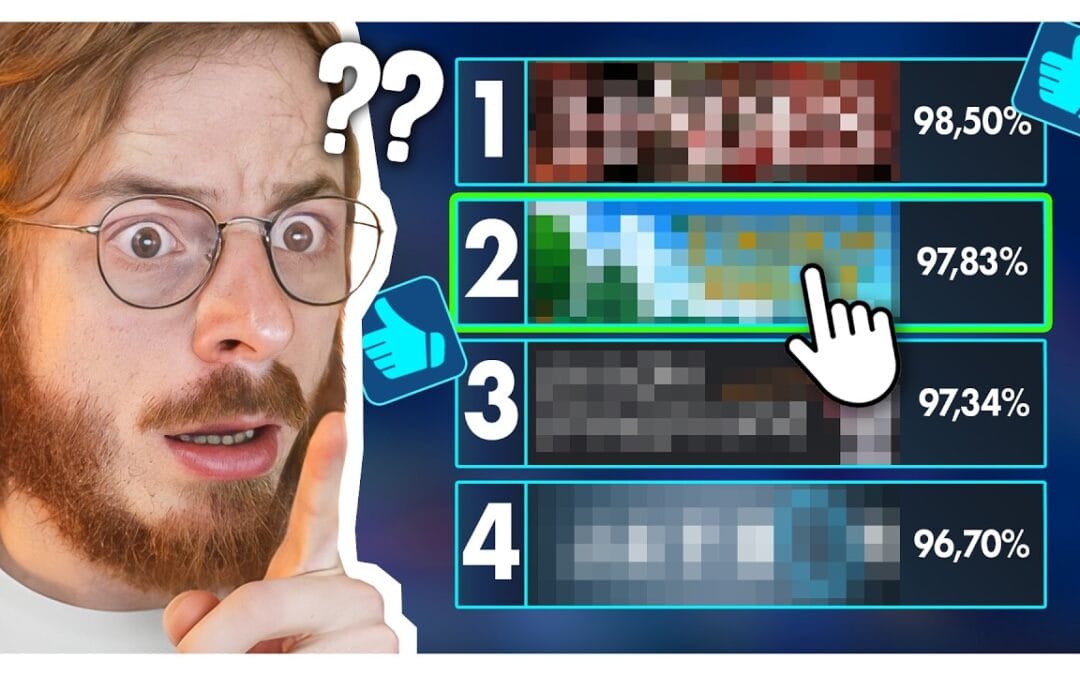 CYRILstudio – j’ai acheté les JEUX LES MIEUX NOTÉS de STEAM !