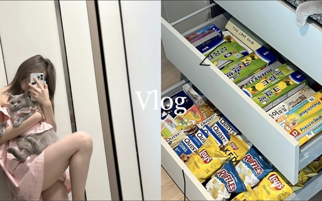 e_seoa – 「SEOA」 요리편👩🏻🍳. 크런치 로스트 포테이토.가리비 바질 파스타. 나 자신과의 싸움. 커플잠옷 입어보기.🐩ㅣVLOG