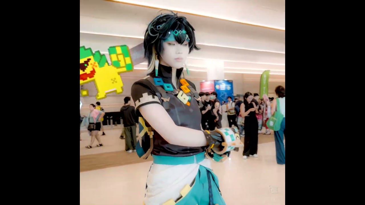 Cosplay: Genshin Impact: Kinich Cosplayer: nyteynytes #genshinimpact