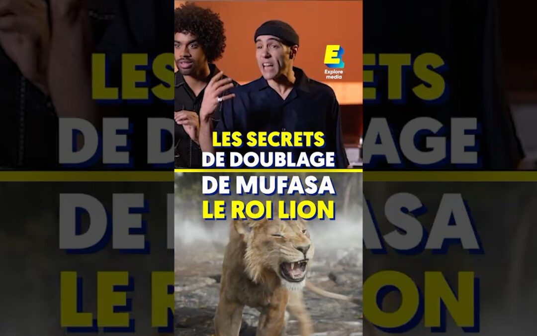 Les secrets de doublage de Mufasa : Le Roi Lion #shorts