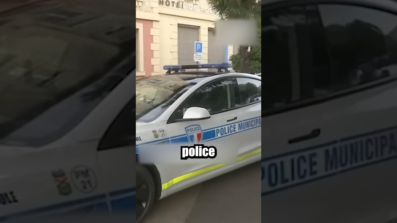 La Police Française Est Maintenant en Tesla ! #tesla #police #holidayswithyoutube