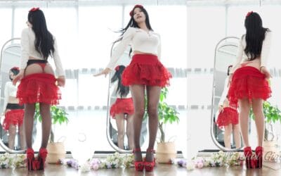 POCKETGIRLS – Red See-Through Skirt Dance Compilation, Yeonji, Pocket Girls, 연지, 포켓걸스