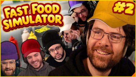 FAST FOOD SIMULATOR #2 ft. Zerator, MV, Antoine Daniel, Mynthos & AngleDroit ! (Best-of Twitch)