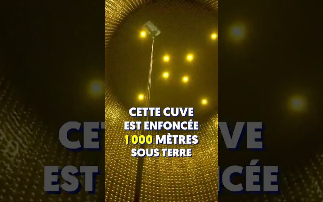 Cette cuve est enfoncée 1 000 mètres sous terre ! #shorts