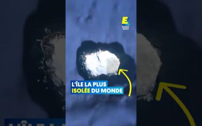 L’île la plus isolée du monde ! 🏝️ #shorts