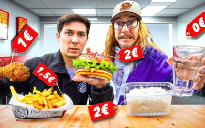 On teste le fast food le MOINS CHER de Paris 🇫🇷