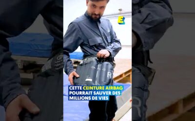 Cette ceinture airbag pourrait sauver des millions de vies ! 😯 #shorts