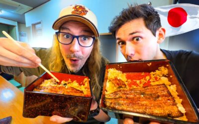 On teste 3 restaurants d’ANGUILLES au Japon (c’est le plat préféré de Louis)