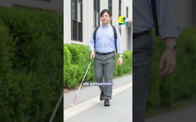 Cette technologie redonne de l’autonomie aux personnes non-voyantes. 🧑🏻‍🦯 #shorts